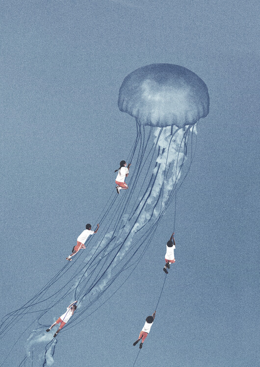 Poster We came home smiling