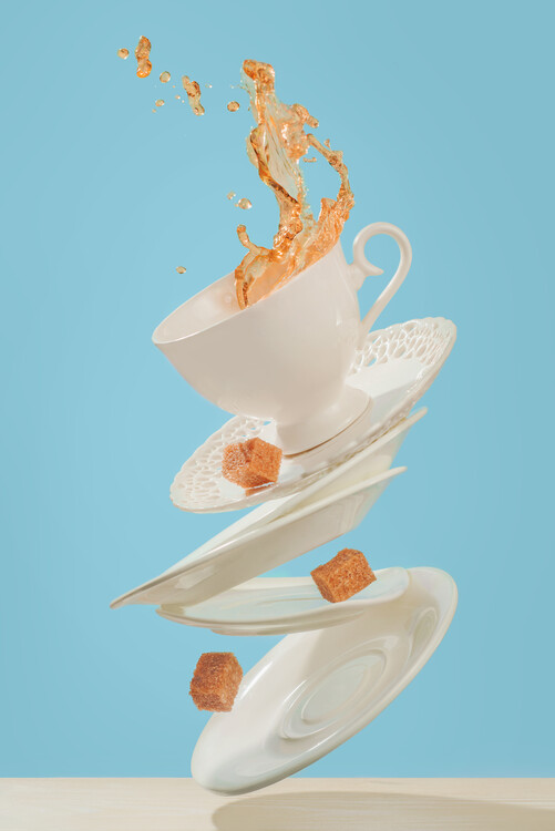 Canvas Print Coffee for a stage magician