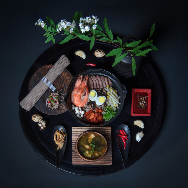 Canvas Print Cold Noodle