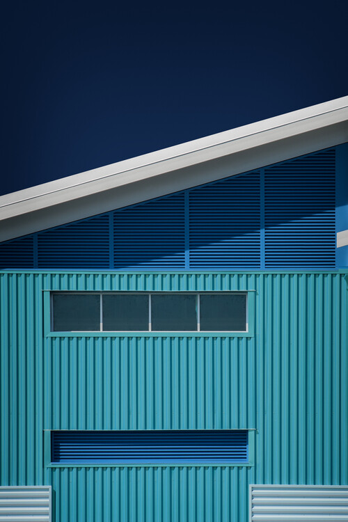 Canvas Print Blue White Blue White