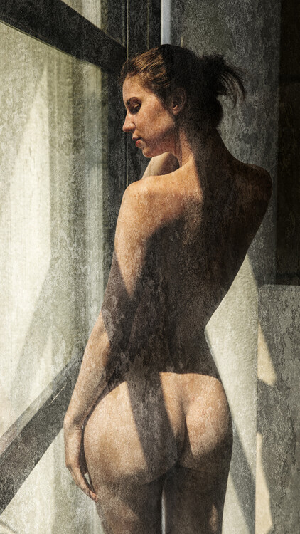 Плакат dirty window pane