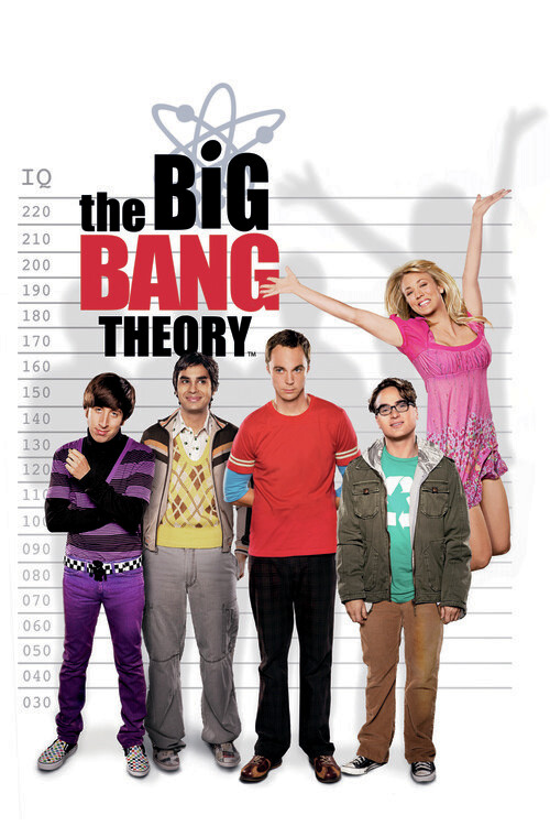 Canvas Print The Big Bang Theory - IQ meter