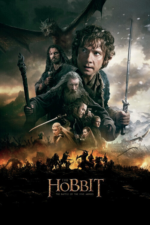 Poster The Hobbit - The Battle of the Five Armies SOLVENT