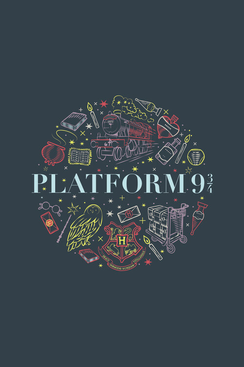 Poster Harry Potter - Platform Nine and Three-Quarters