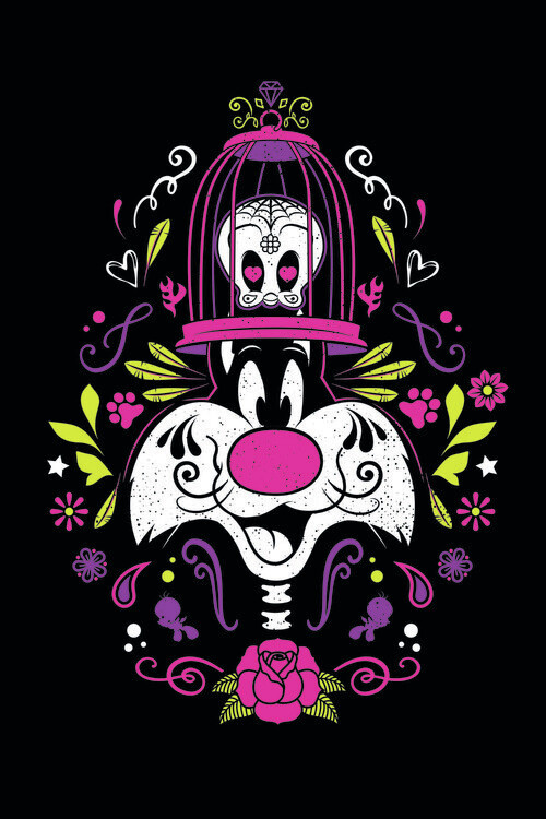 Canvas Print Daffy Duck - Sylvester