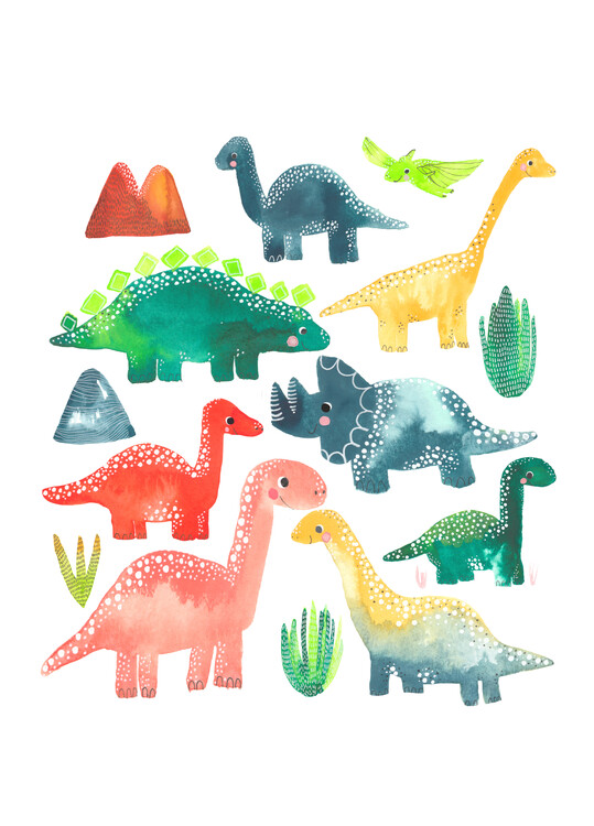 Poster Lisa Dolson - Dinosaur
