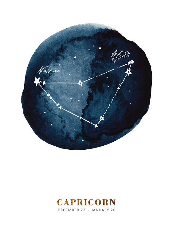Plagát Zodiac - Capricorn