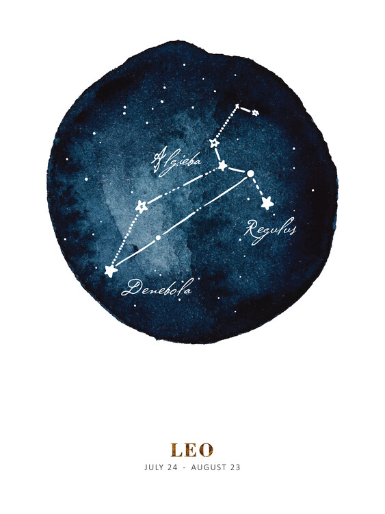 Poster Alina Buffiere - Zodiac - Leo