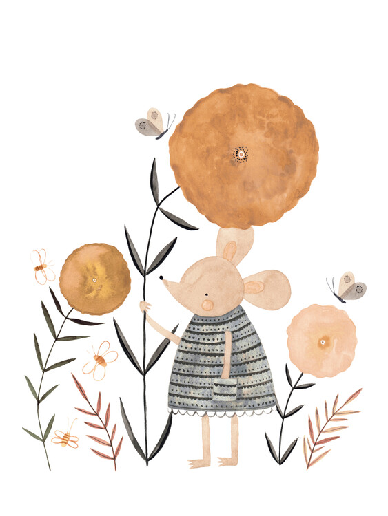 Poster Claudia Voglhuber - Flower Mouse