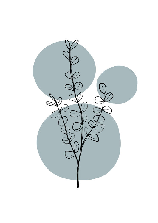 Poster Delicate Botanicals - Eucalyptus