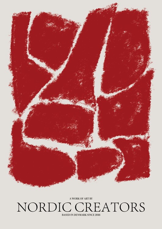 Poster Things fall apart - Red