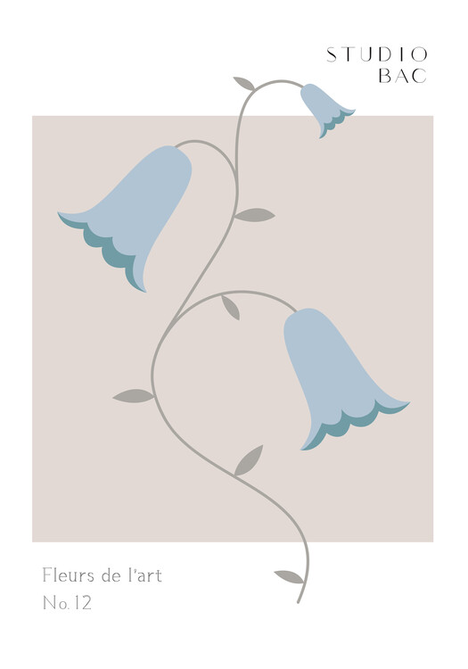 Poster Bluebells Studio Bac