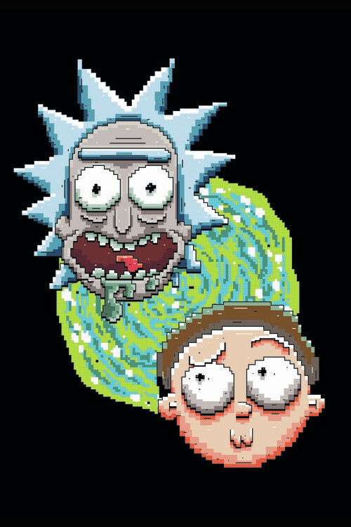 Canvas Print Rick and Morty - Iconic Duo