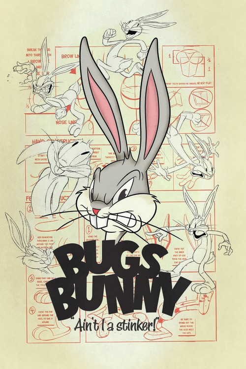 Canvas Print Looney Tunes - Bugs Bunny