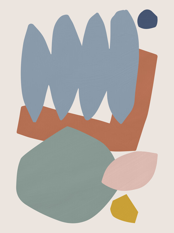 Plakat Collage Pastel II