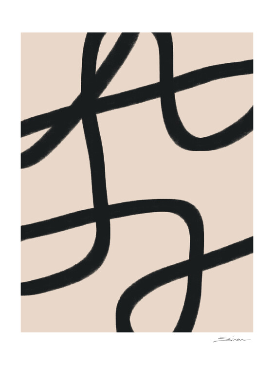 Poster Abstract lines