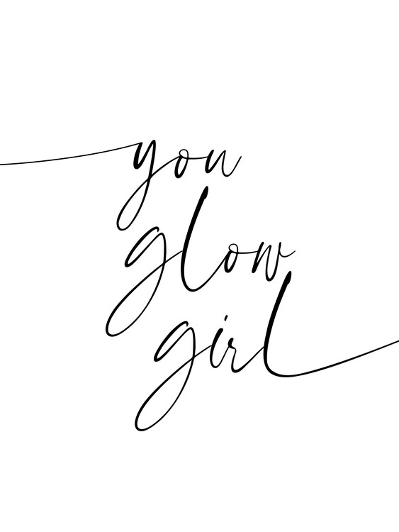 Poster Glow girl
