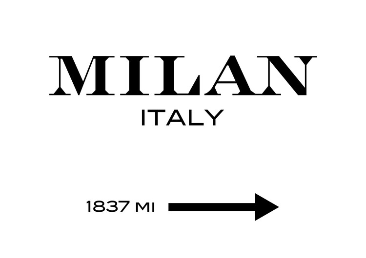 Póster Milan