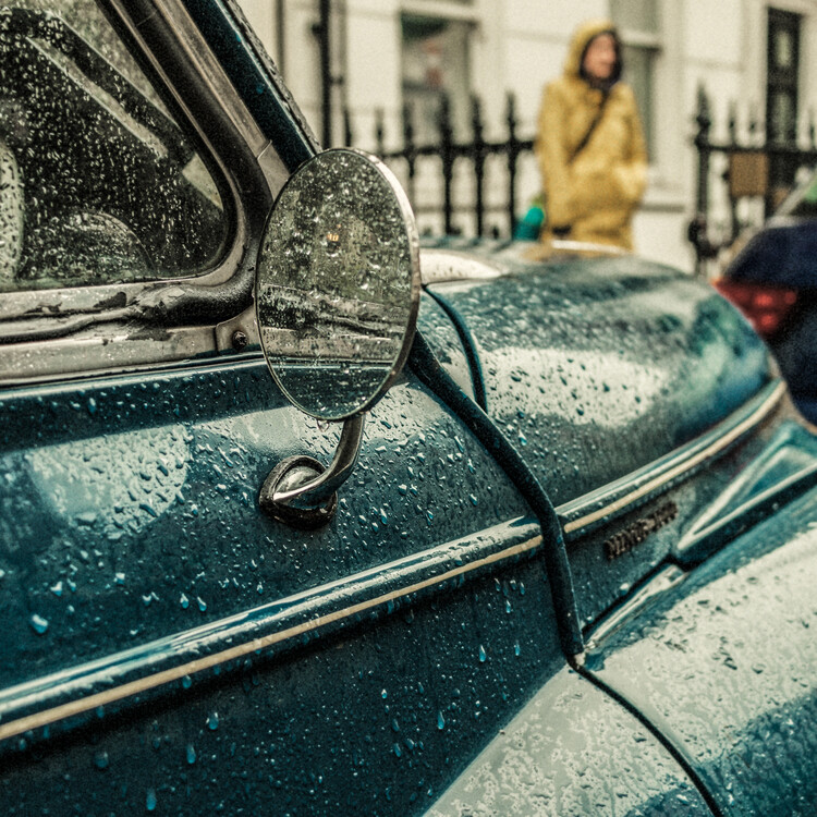 Levně Plakát, Obraz - London Rain, Riccardo Berg, 40 × 40 cm