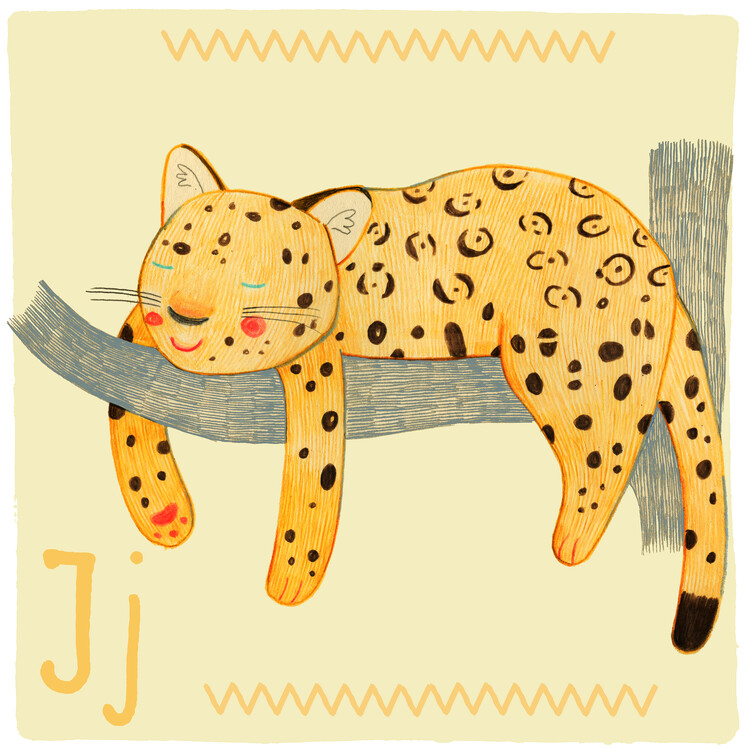 Plakát Alphabet - Jaguar