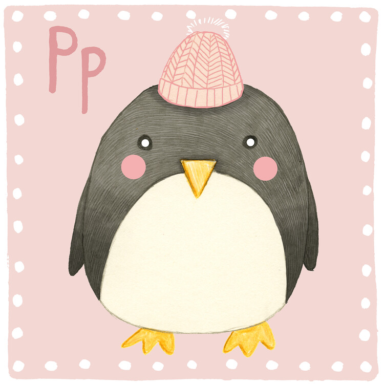 Plakát Alphabet - Penguin
