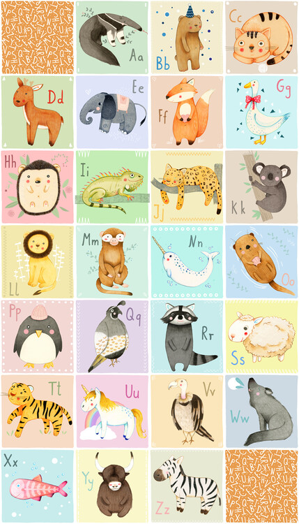Plakát Alphabet (english)