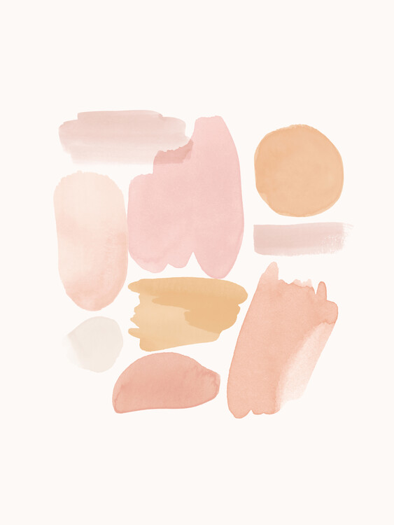 Poster Peachy Shapes