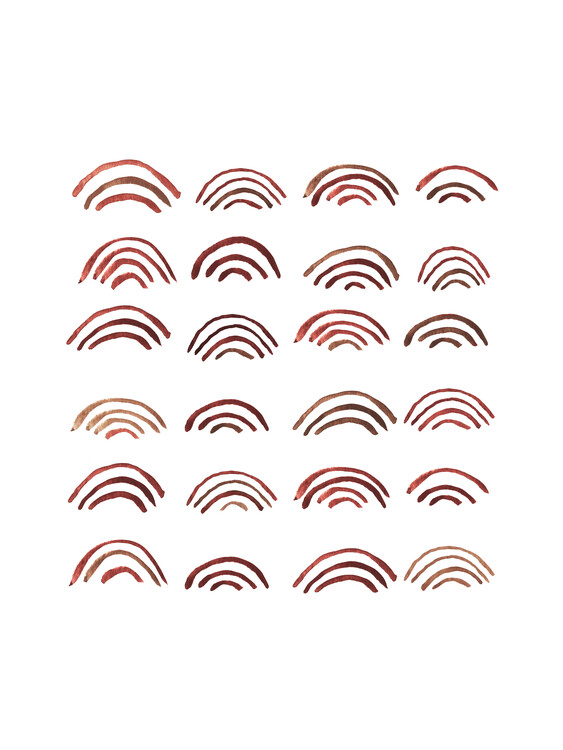 Poster Quirky Rainbows