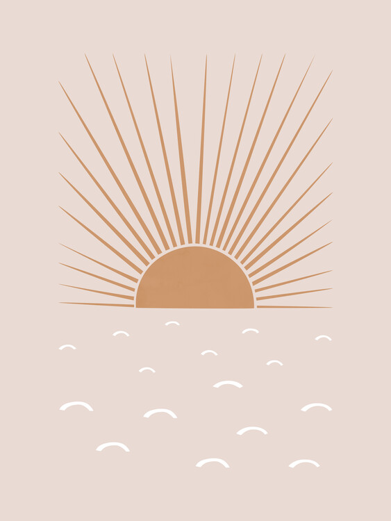 Canvas Print Blush Sun