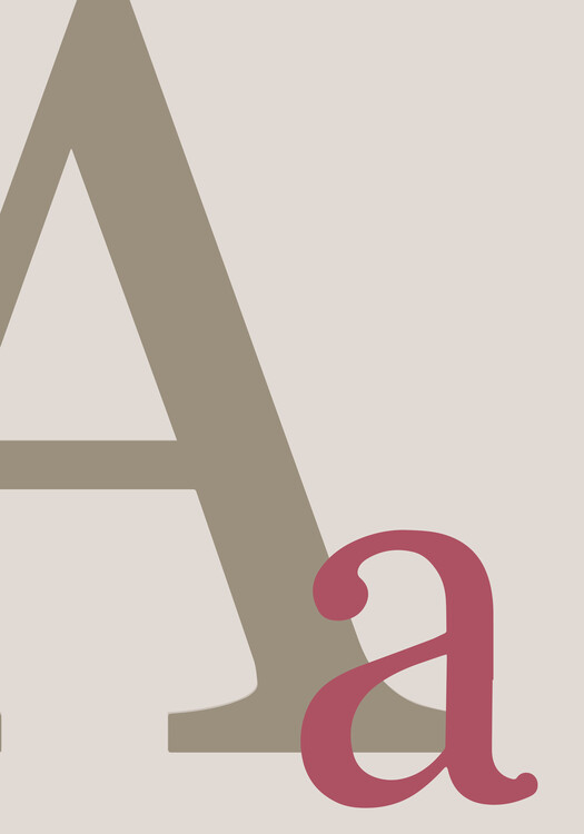 Poster Letter A