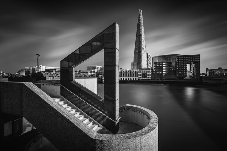 Canvas Print The Shard in Geometry