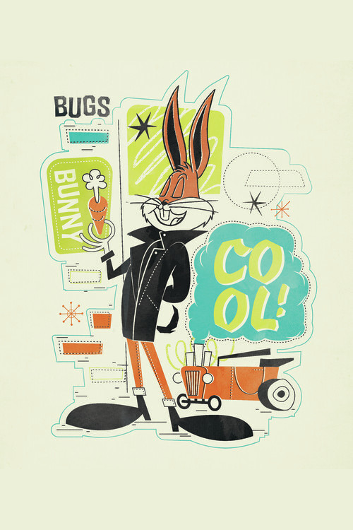 Canvas Print Cool Bugs Bunny