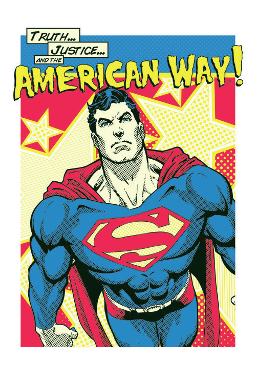Poster Superman - American Way