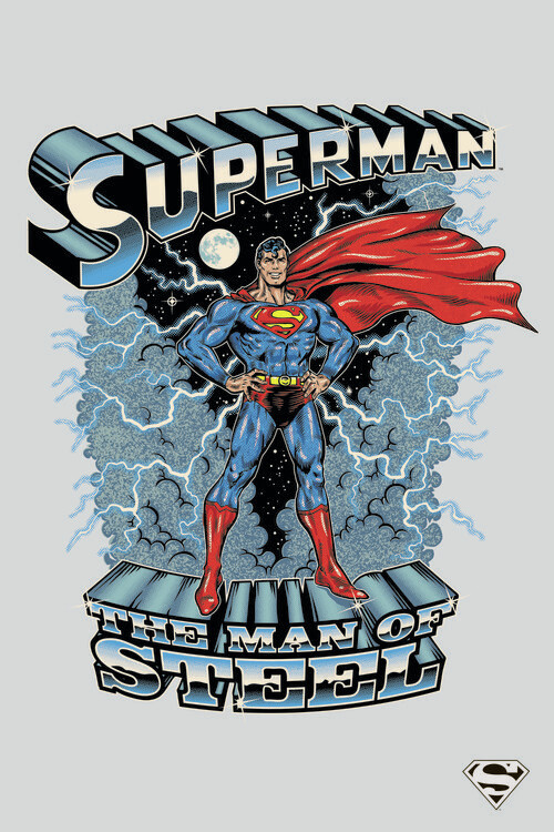 Canvas Print Superman - The man of steel