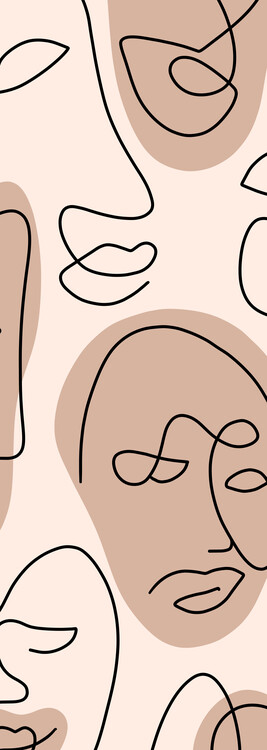 Poster Nude faces