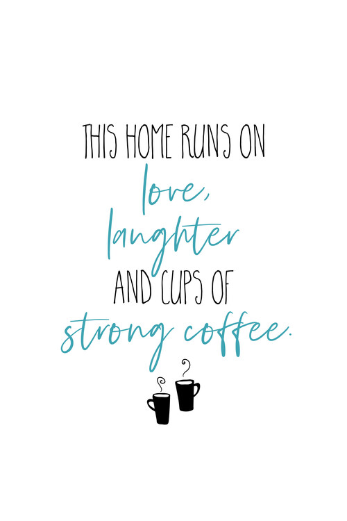 Poster Strong Coffee