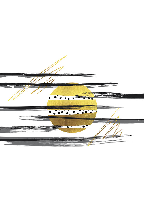 Bild auf Leinwand Deco Lines No. 3 – Full Moon