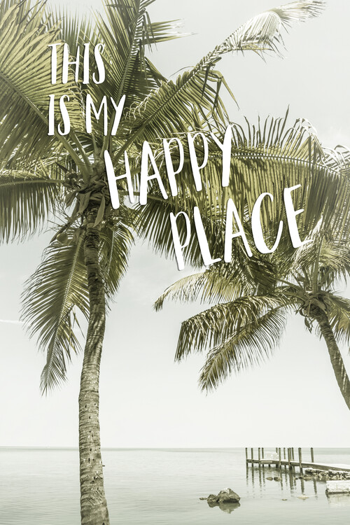 Poster This is my happy place | Oceanview