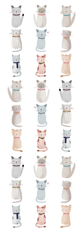 Poster Judith Loske - Cat Family