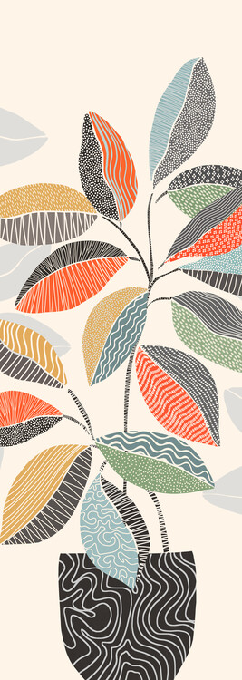 Poster Cats & Dotz - Vase