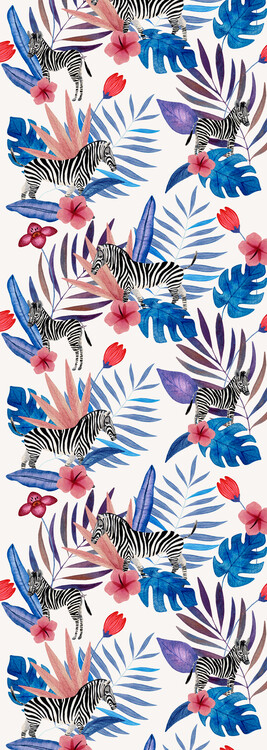 Αφίσα Tropical Zebra