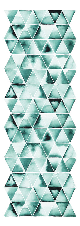 Плакат Green Triangles