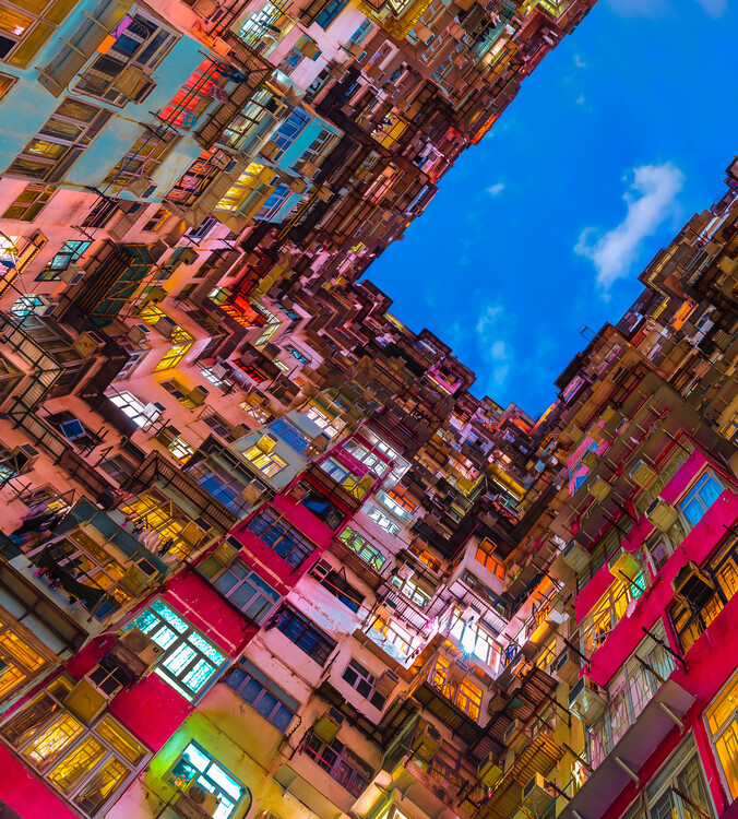 Canvas Print Look up