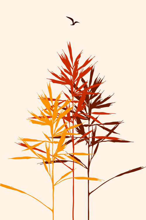 Canvas Print Above The Fields