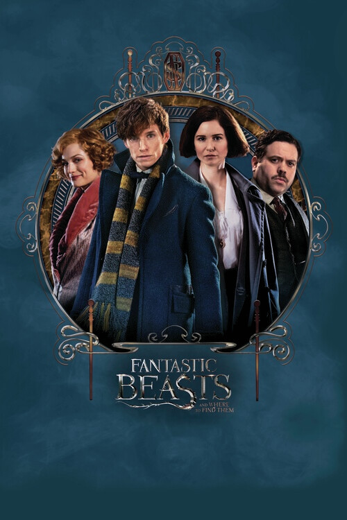 Poster Fantastic Beasts - Main characters