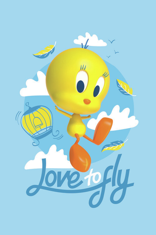 Poster Tweety - Love to fly