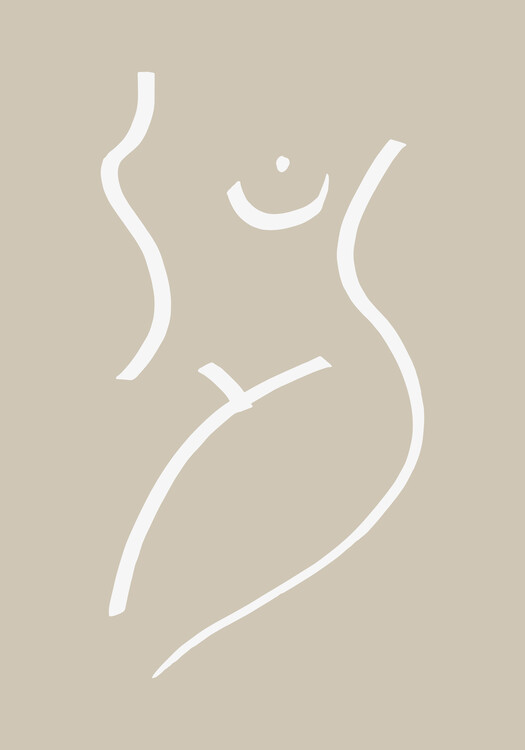 Plakat Body Sketch Sand
