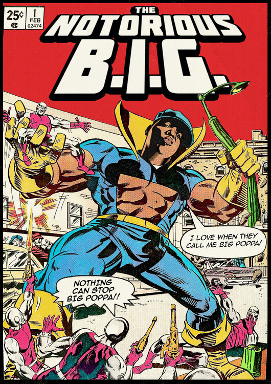 Canvas Print Dangerous Poppa