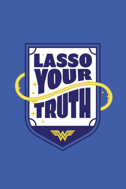 Canvas Print Wonder Woman - Lasso your truth