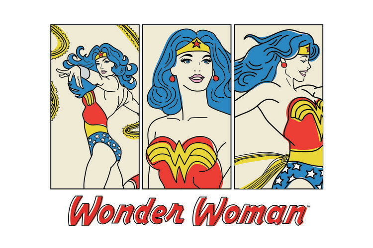 Plakát Wonder Woman- Comics